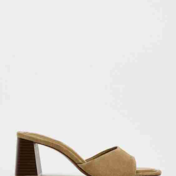 Suede Heeled Sandals