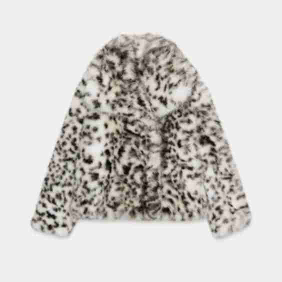 Short Faux Fur Coat ZW Collection
