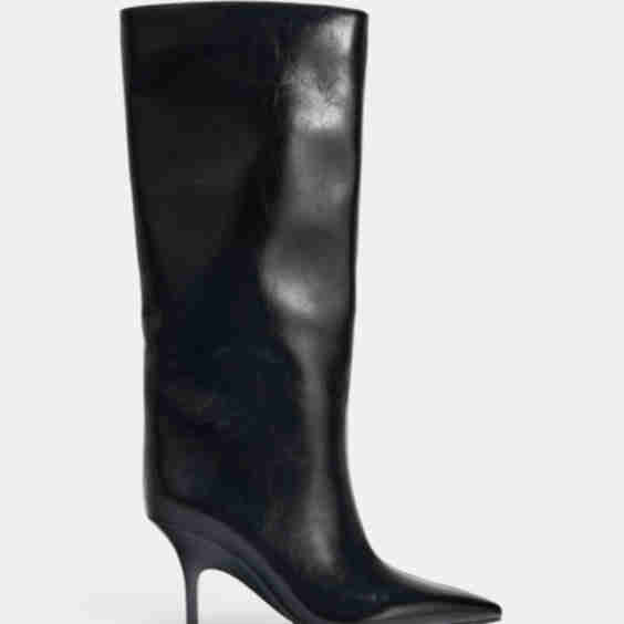  Kitten Heel High Boots