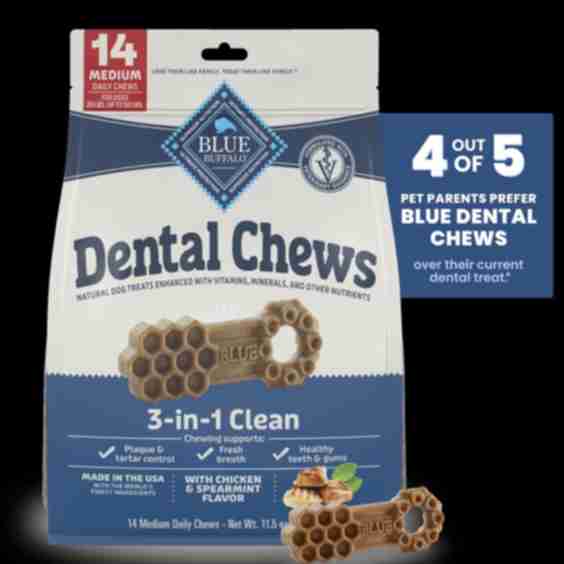 Blue Dental Chews