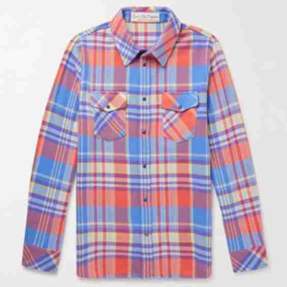 Creator Checked Cashmere Shirt