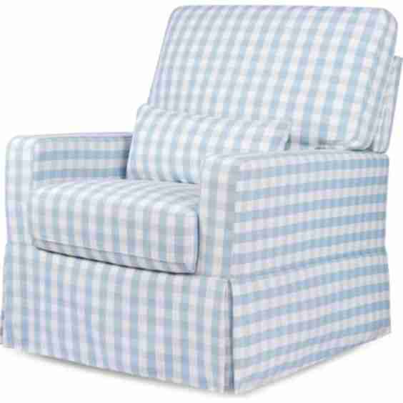 Crawford Pillowback Comfort Swivel Glider