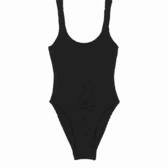 Crinkle Scoop One-Piece Swimsuit