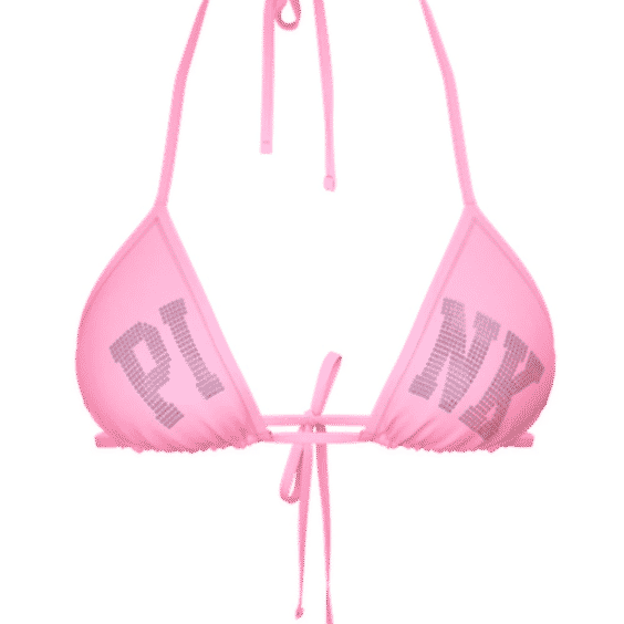PINK SWIM Triangle String Bikini Top