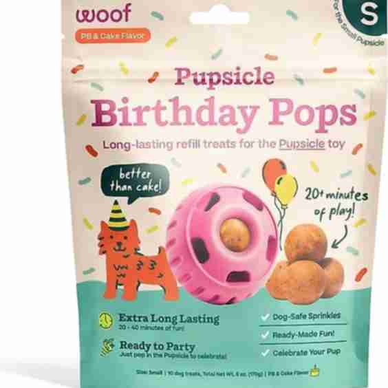 Birthday Pupsicle Treat Dispensing Dog Toy