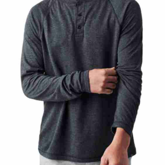 Long-Sleeve Newport Cloud Henley