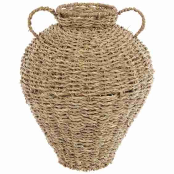 Seagrass Vase With Handles
