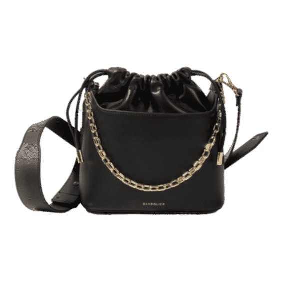 Celeste Bag Smooth Leather Drawstring Bag