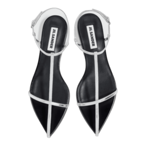 T-Strap Leather Sandals