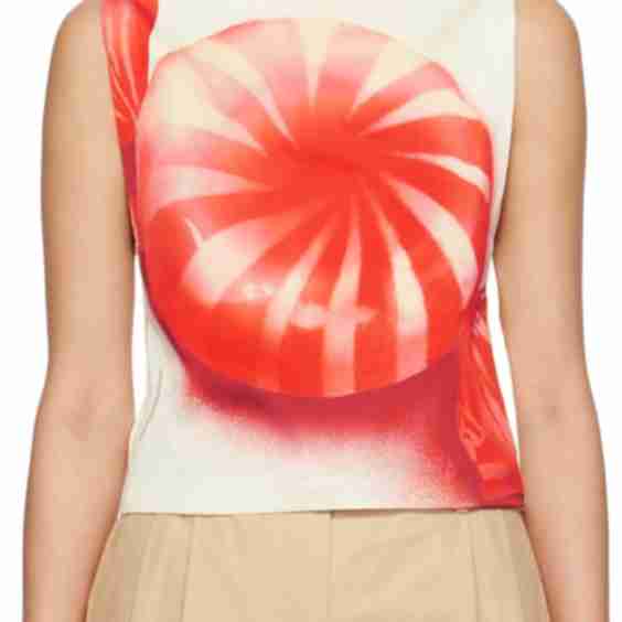Fluid Viscose Satin Printed Top