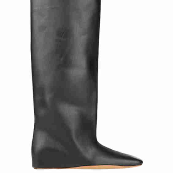 Leather Knee-High Boots