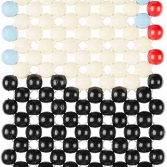 Multicolor Large Chess Coaster Trivet