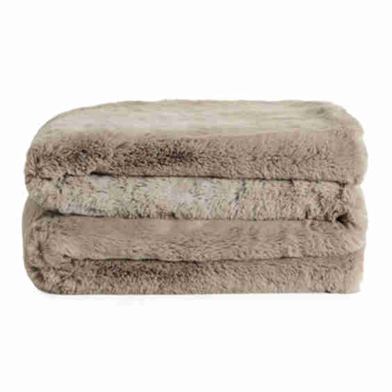 Marshmallow Medium Faux Fur Blanket