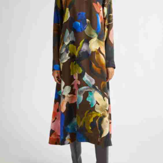 Floral Long Sleeve Dress