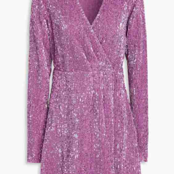 Noella sequined lamé-jersey mini dress