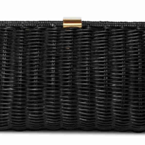 Adelina Wicker Clutch