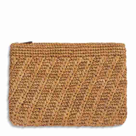 Allegra Raffia Pouch