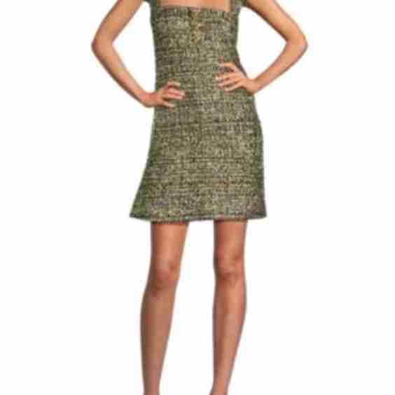 Bouclé Tweed Minidress