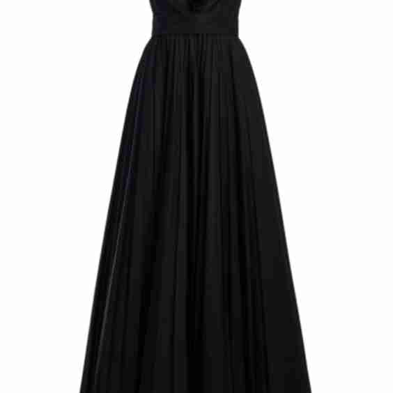 Ruffled Cotton Poplin Maxi Dress