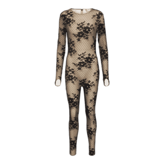 X N21 Pattie Lace-Paneled Jumpsuit