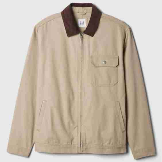 Relaxed Canvas Chore Jacket