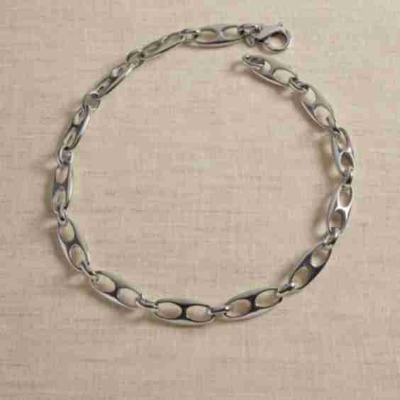 Elongated Mariner Link Chain Necklace by Aureus + Argent