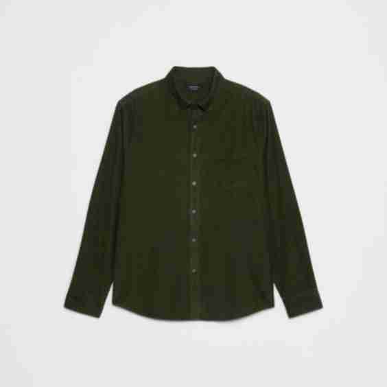 Slim-Fit Fine Wale Corduroy Shirt