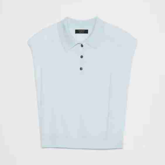 Merino Wool Polo Sweater