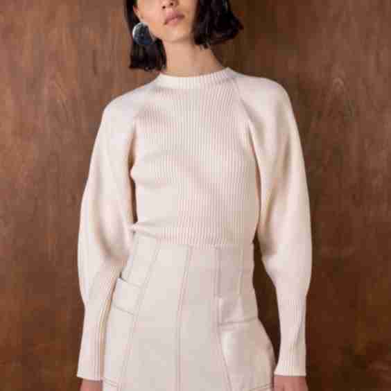 Inca Rib Sculptural Top