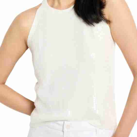 Anytime Sequin Sweater Tank
