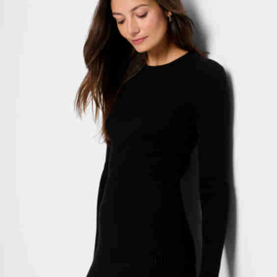 Ribbed Sweater Tee