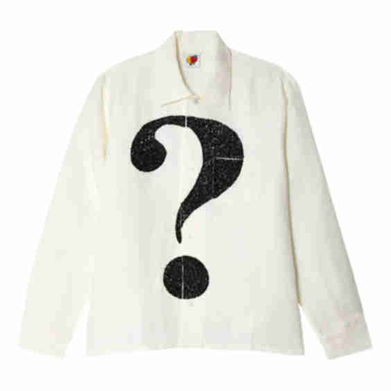 Question Mark Detail Shirt