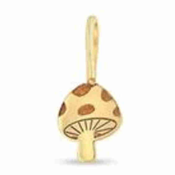 Single Midi Bitty Mushroom Charm