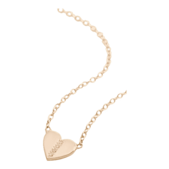 14k Midi Bitty Heart Necklace