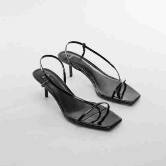 Black Strappy Sandals