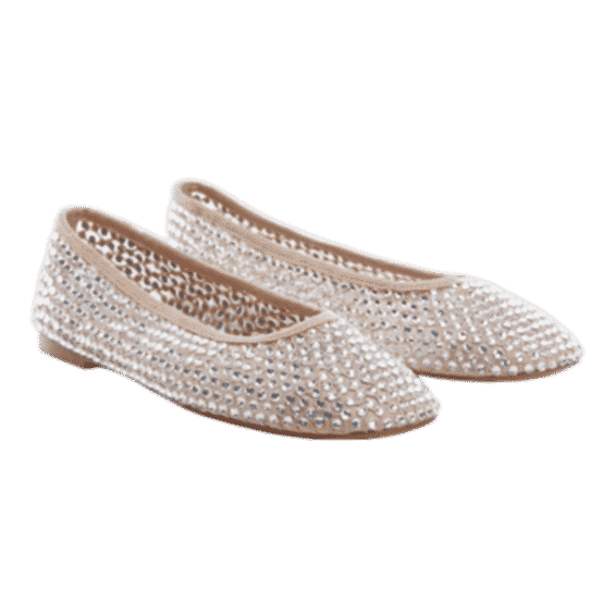 Rhinestone Ballerina Flats