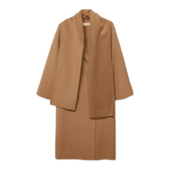 Scarf Wool Coat