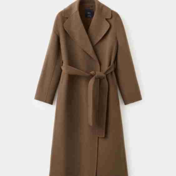 Handmade Wool Coat with Belt
