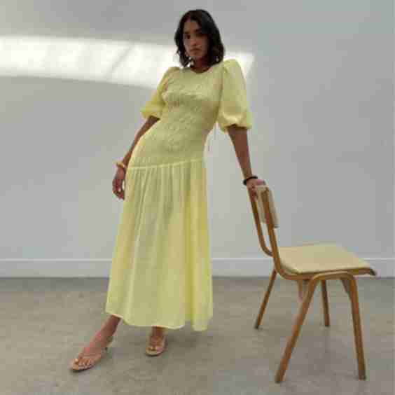 Shirred Nara Dress