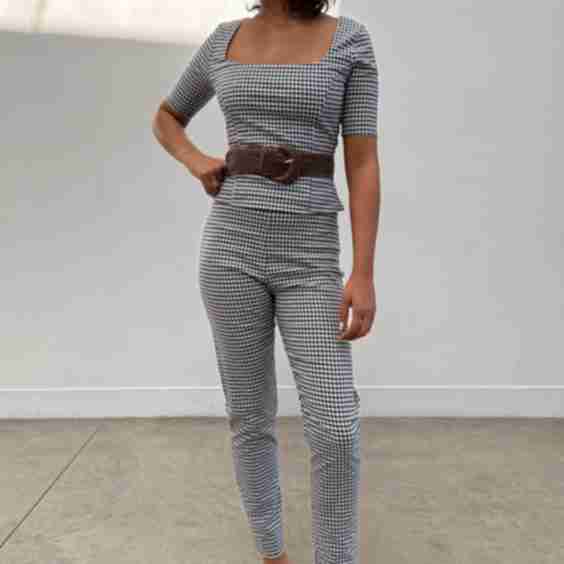 Gingham Trousers