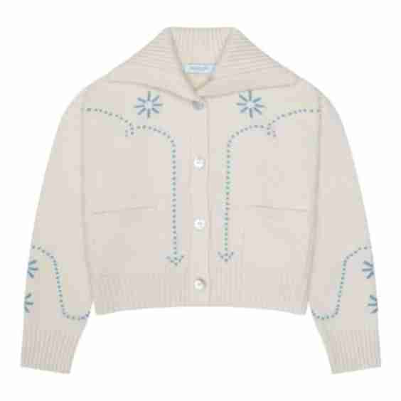 Cashmere Western Cardigan