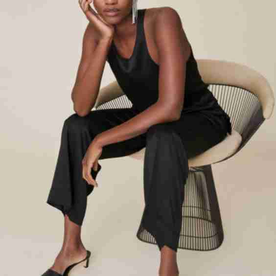 The Silken Twist Back Tank