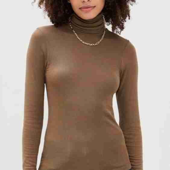 Long Sleeve Turtleneck Top