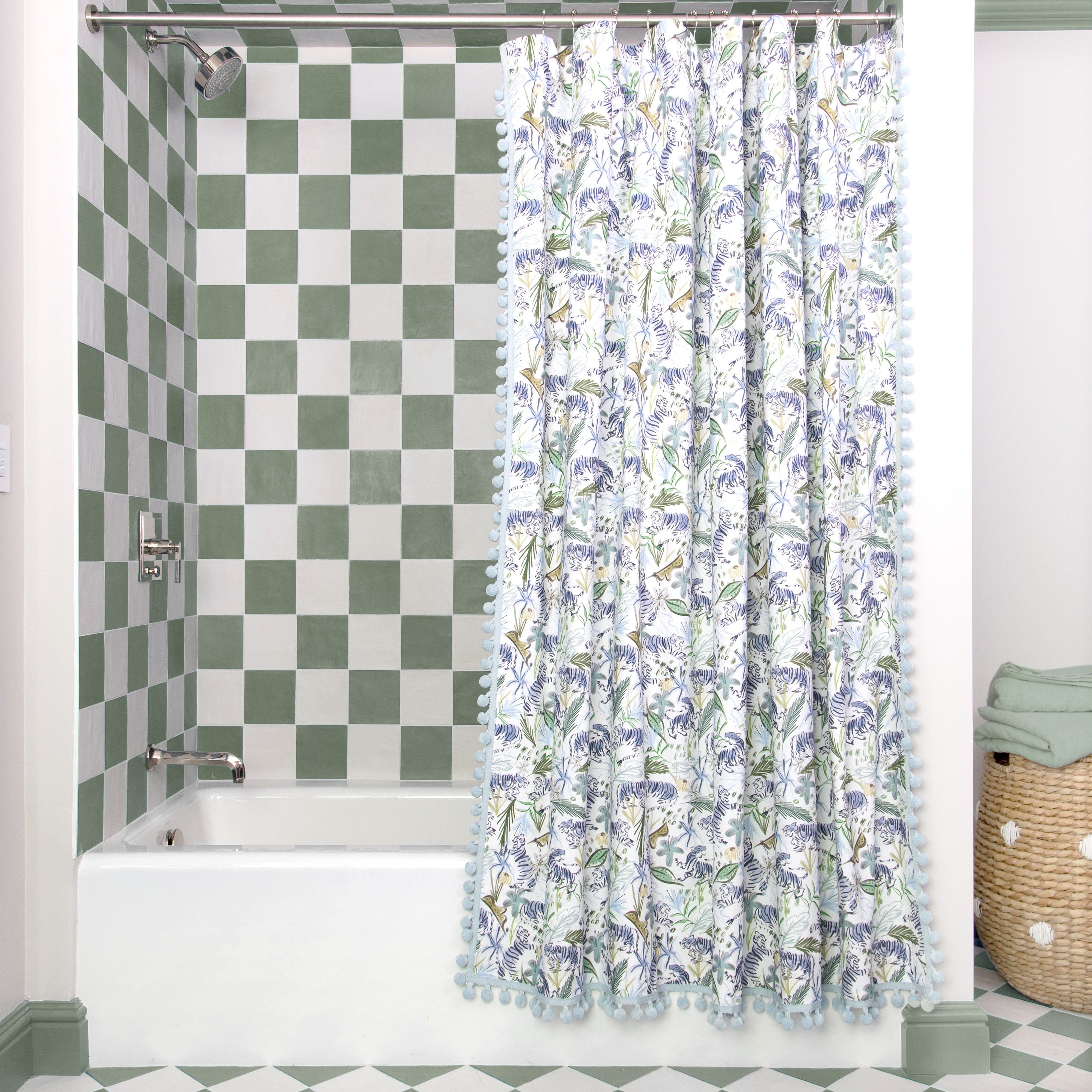 Pepper Home Linen Shower Curtain - Thumbnail 4