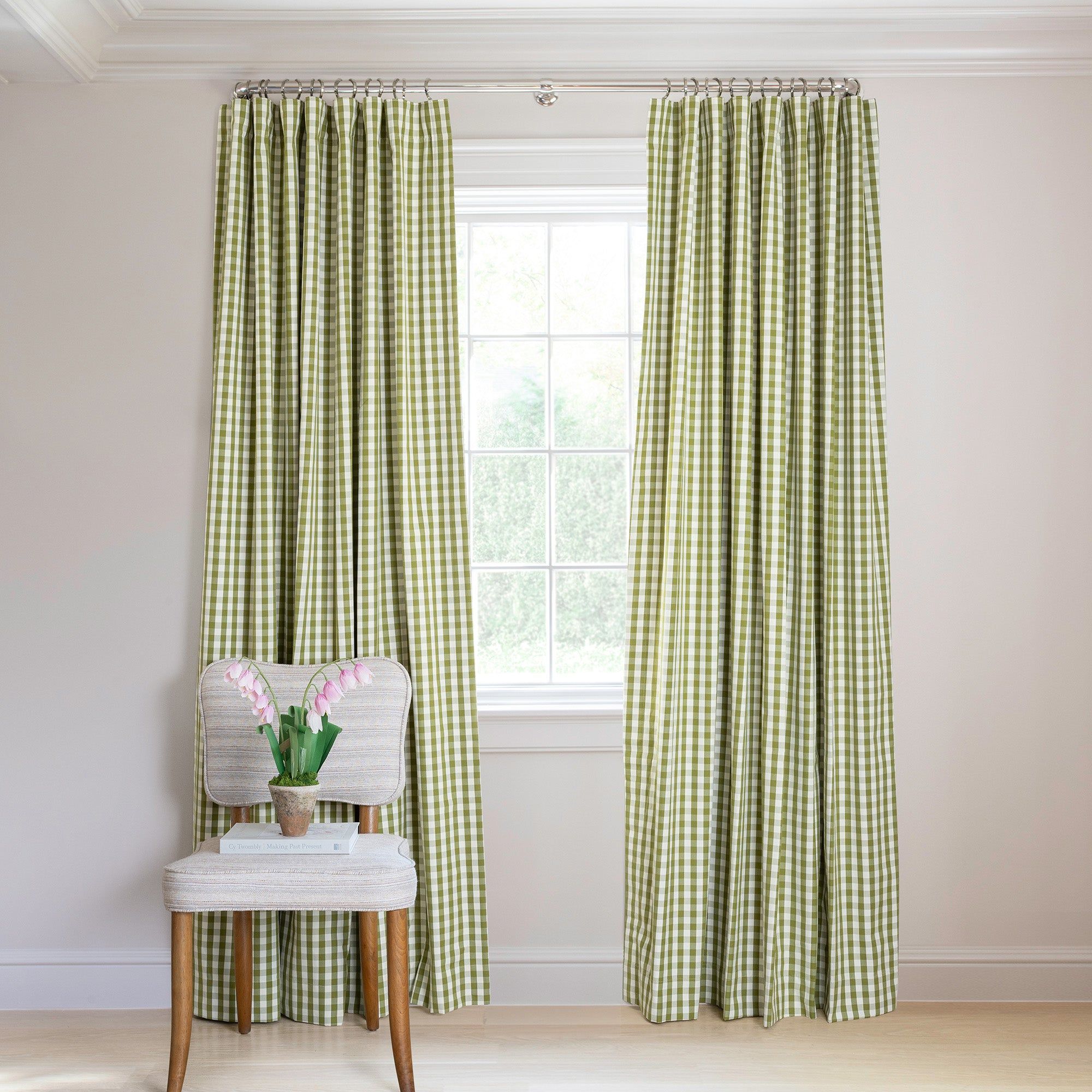 Pepper Home Millie Sage Cafe Curtain - Thumbnail 4