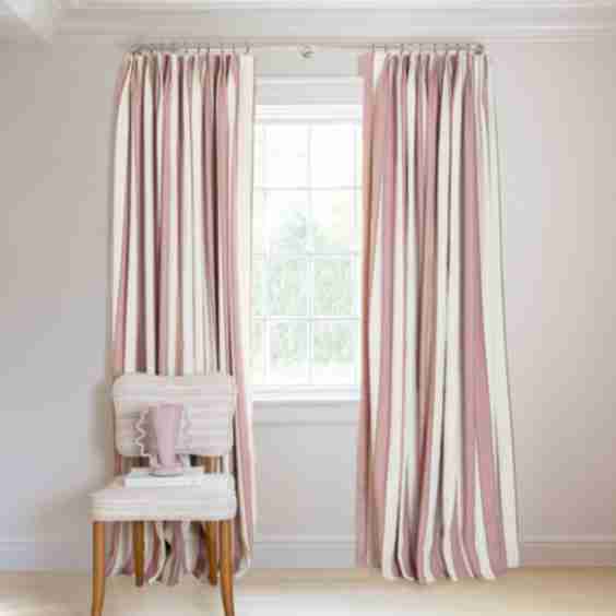 Florence Rosewood Custom Curtain
