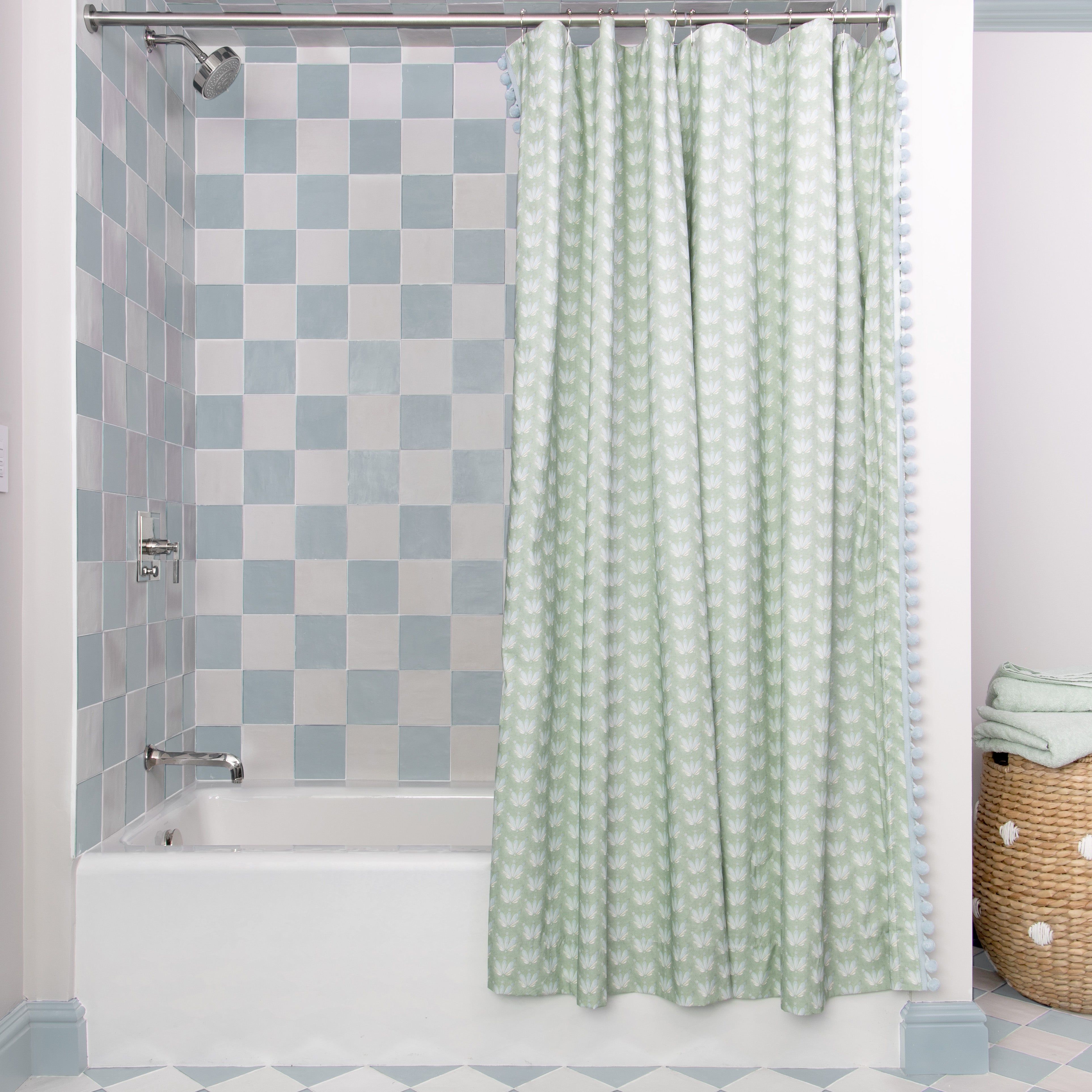 Pepper Home Linen Shower Curtain - Thumbnail 2