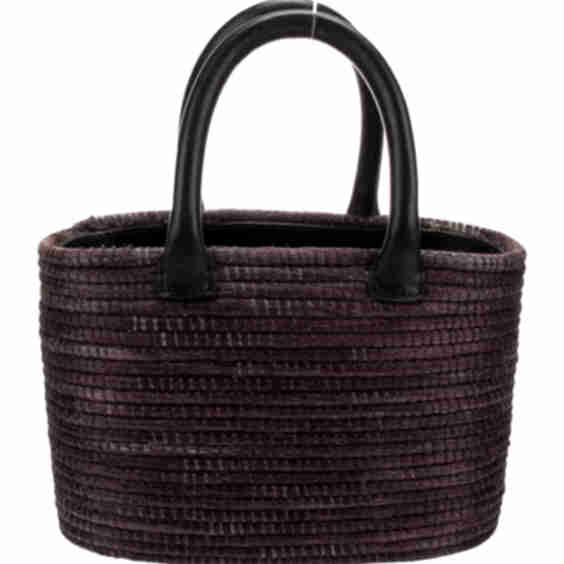 Jute Top Handle Bag