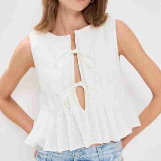 Valeria Linen Top