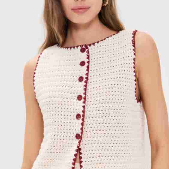 Stella Crochet Vest